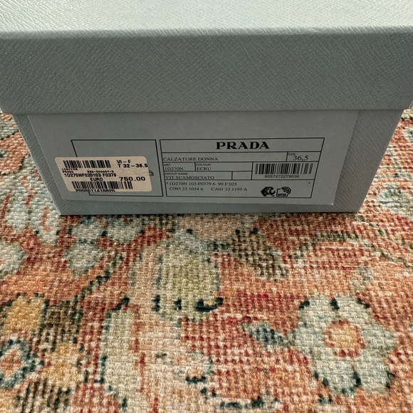 Prada Beige slip on sneakers clog mule - Picture 4 of 4